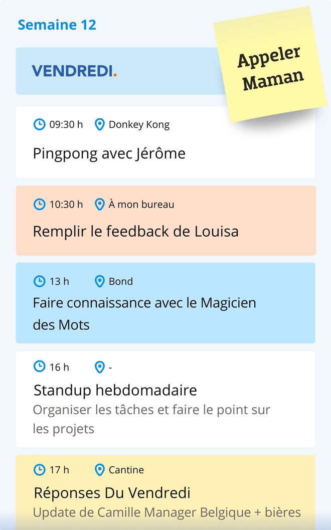 BE-FR-Kalender Algemeen mobiel